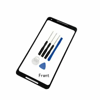 

Black OEM For Google Pixel 2 XL 6.0" Front Outer Screen Glass Lens + Tool
