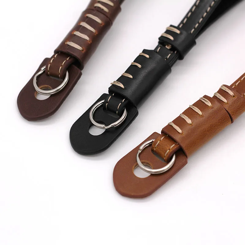 Universal Camera PU Leather Hand Strap Wrist Straps For Camera Carrying Belt Wrist Strap Grip Band for Sony Nikon Canon Fujifilm