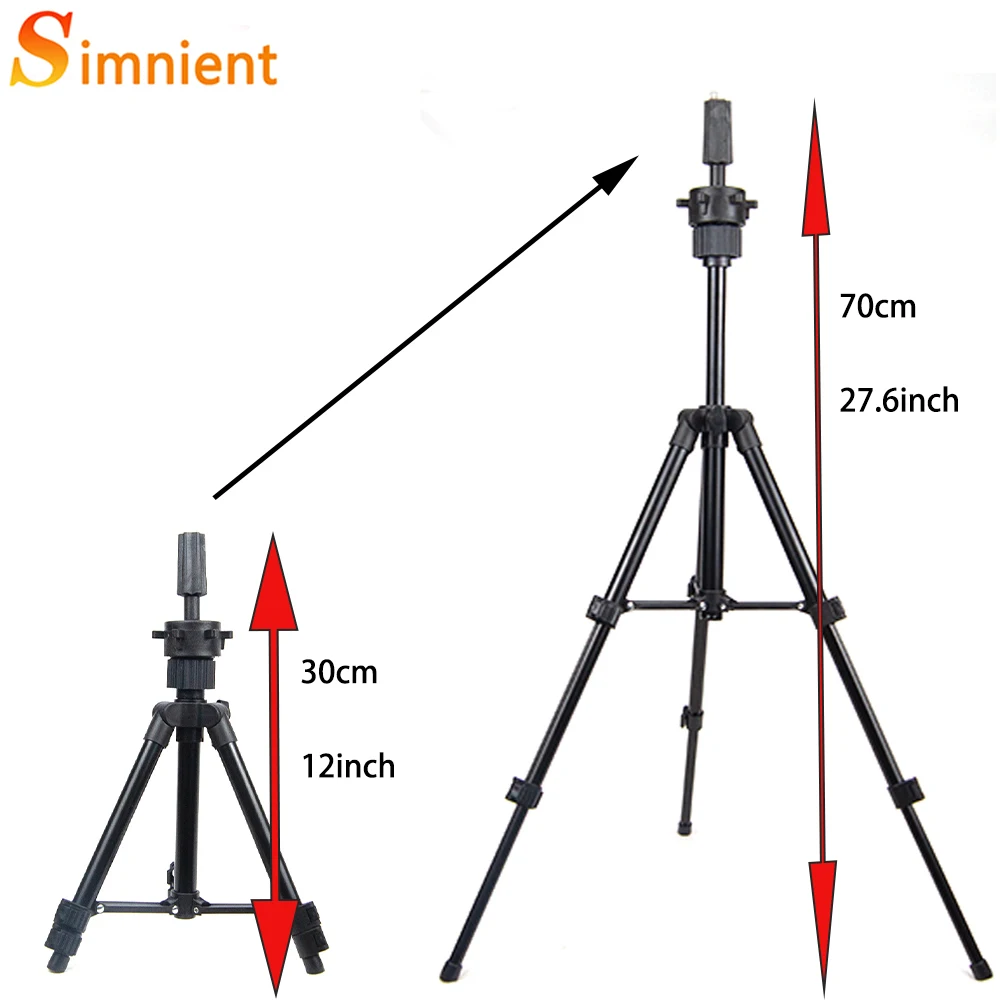 Simnient Adjustable Tripod Stand Holder Mannequin Head Tripod Hairdressing Training Head Holder Top Selling Hair Wig Stands Tool Simnient Adjustable Tripod Stand Holder Mannequin Head Tripod Hairdressing Training Head Holder Top Selling Hair Wig Stands Tool