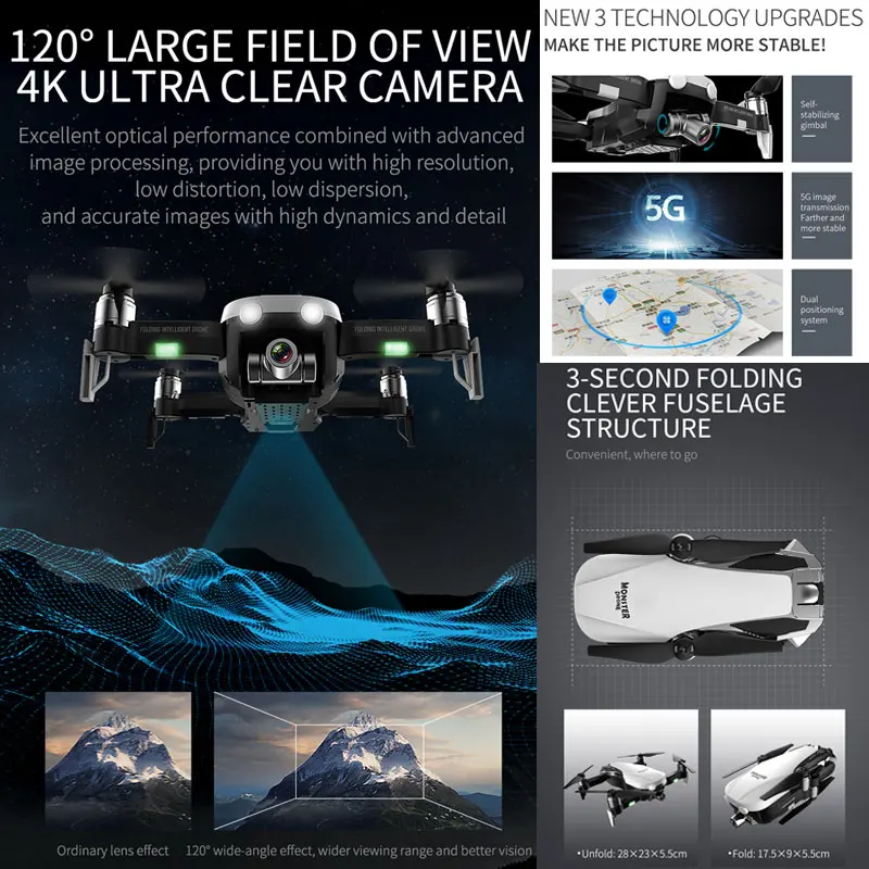 F8 gps Профессиональный Дрон с камерой 4K HD двухосевой антивибрационный самостабилизирующийся Gimbal 5G WiFi FPV RC Квадрокоптер Вертолет игрушка