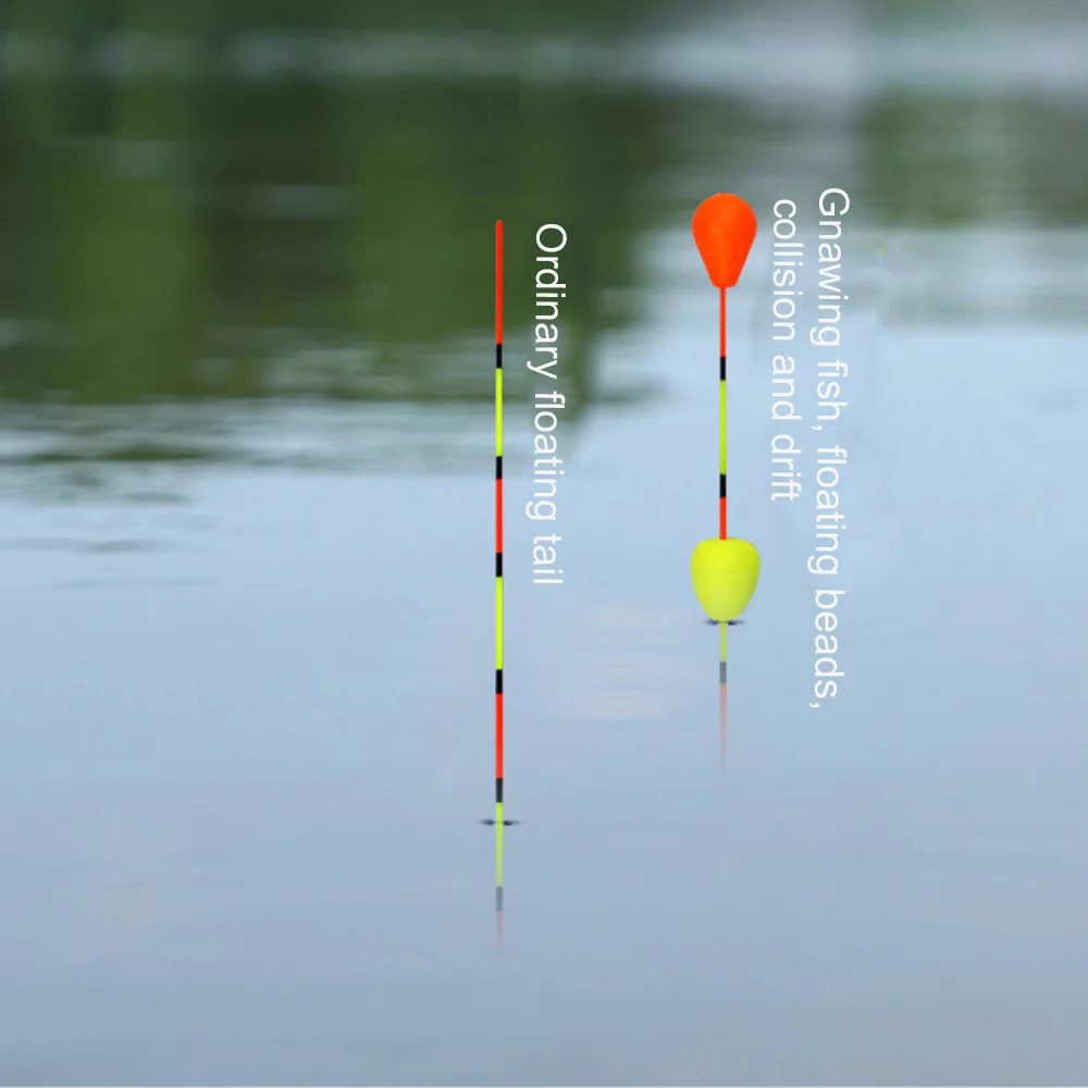 Fishing Float Bobber Fishing Floats Eye-catching bead Floating Ball Slidding Floater Composite Nano Bobber Special Nearsighted Fishing Lovers Tackle
