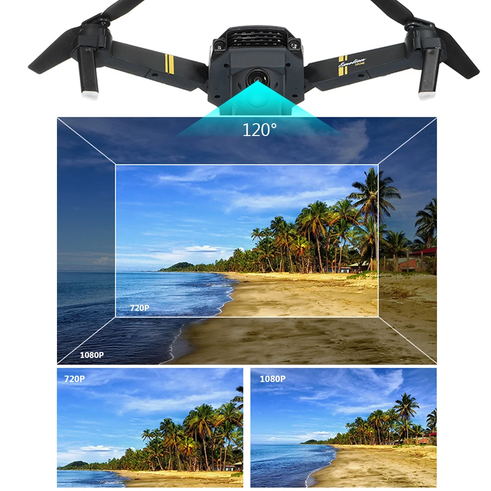 Квадрокоптер Карманный Дрон камера Wi-Fi FPV RTF широкий угол высокий режим удержания складной рычаг RC Квадрокоптер приложение управление вертолет