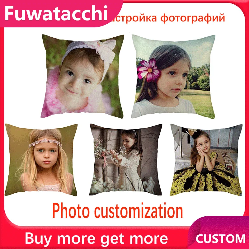 Индивидуальный чехол для подушки Fuwatacchi индивидуальный льняной домашнего дивана