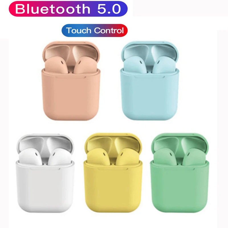 

Inpods12 TWS Bluetooth Headphone Wireless Headset Super Bass Sound Earphones With Microphone for iphone xiao mi PK i9s tws i12