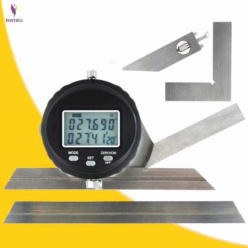 

Digital display universal Angle ruler 3V multi-function stainless steel electronic high precision Angle measuring tool