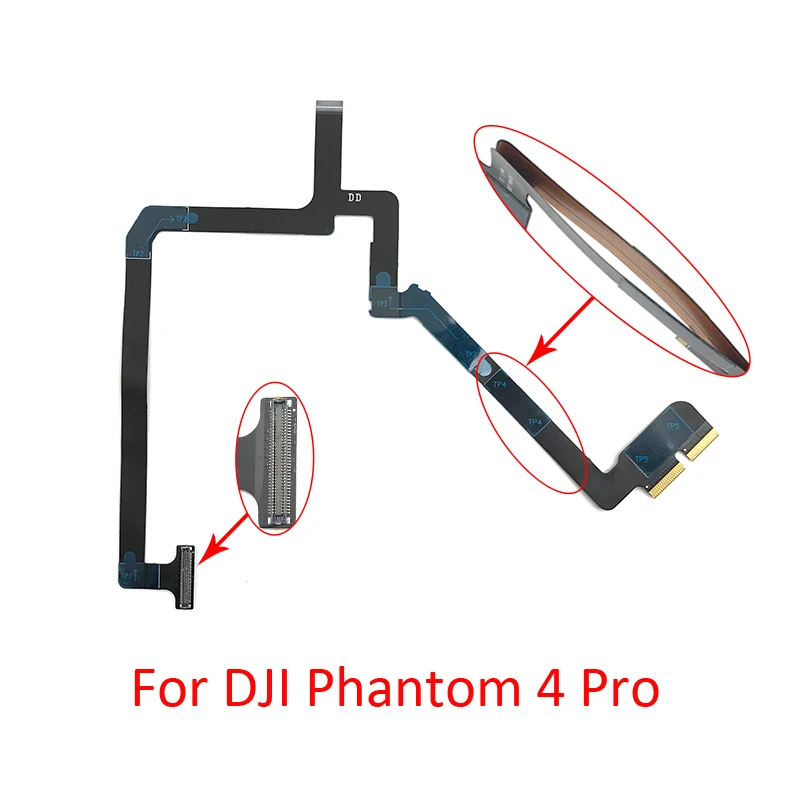 

For DJI Phantom 4 Pro May 3 Flexible Gimbal Flat Ribbon Flex Cable Replacement