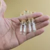 100pcs/Lot 5ml 22*30mm Storage Glass Bottles With Cork Stopper Crafts Jars Mini Transparent Empty Glass Bottles Gift 1