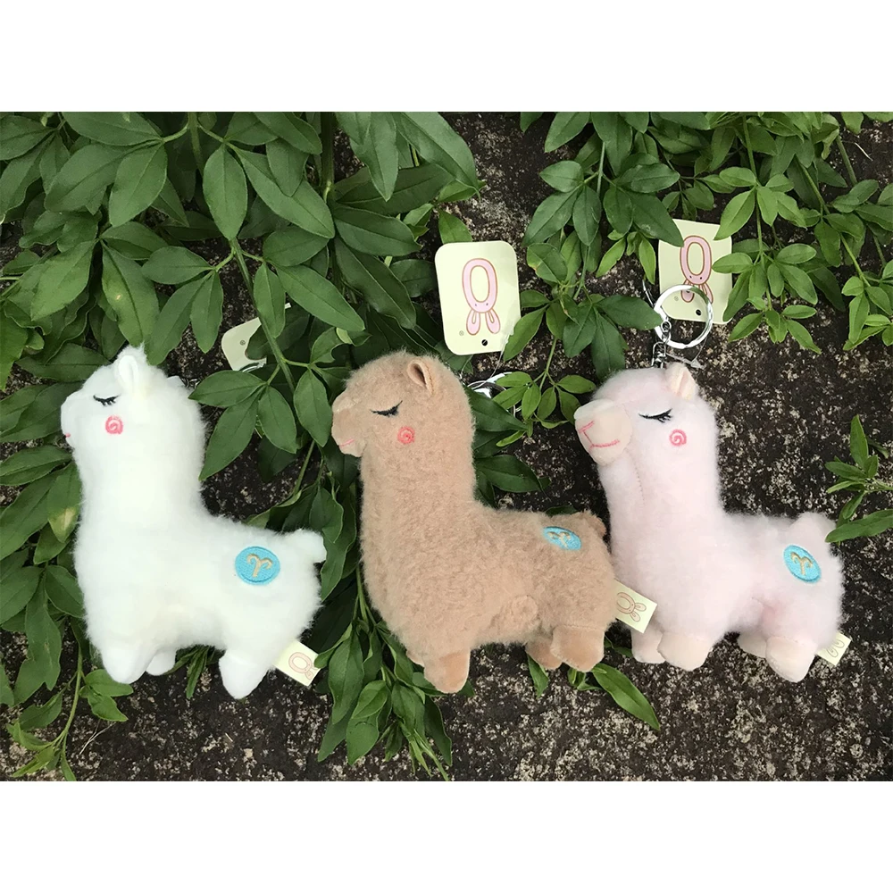 Мягкие хлопковые игрушки Альпака плюшевая кукла брелок радуга лошадь верблюд