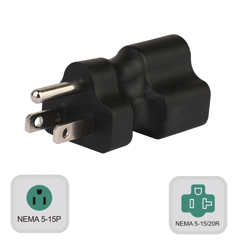 Pa-0201 Nema 5-15P Male To Nema 5-15R Female+ 5-20R адаптер питания конвертер US Plug