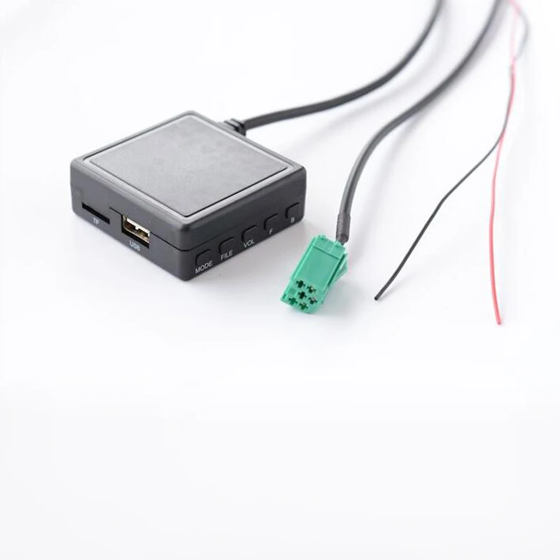 Biurlink автомобильное радио мини ISO 6pin разъем Bluetooth Aux USB кабель Адаптер телефонный звонок Handsfree для Renault Updatelist радио