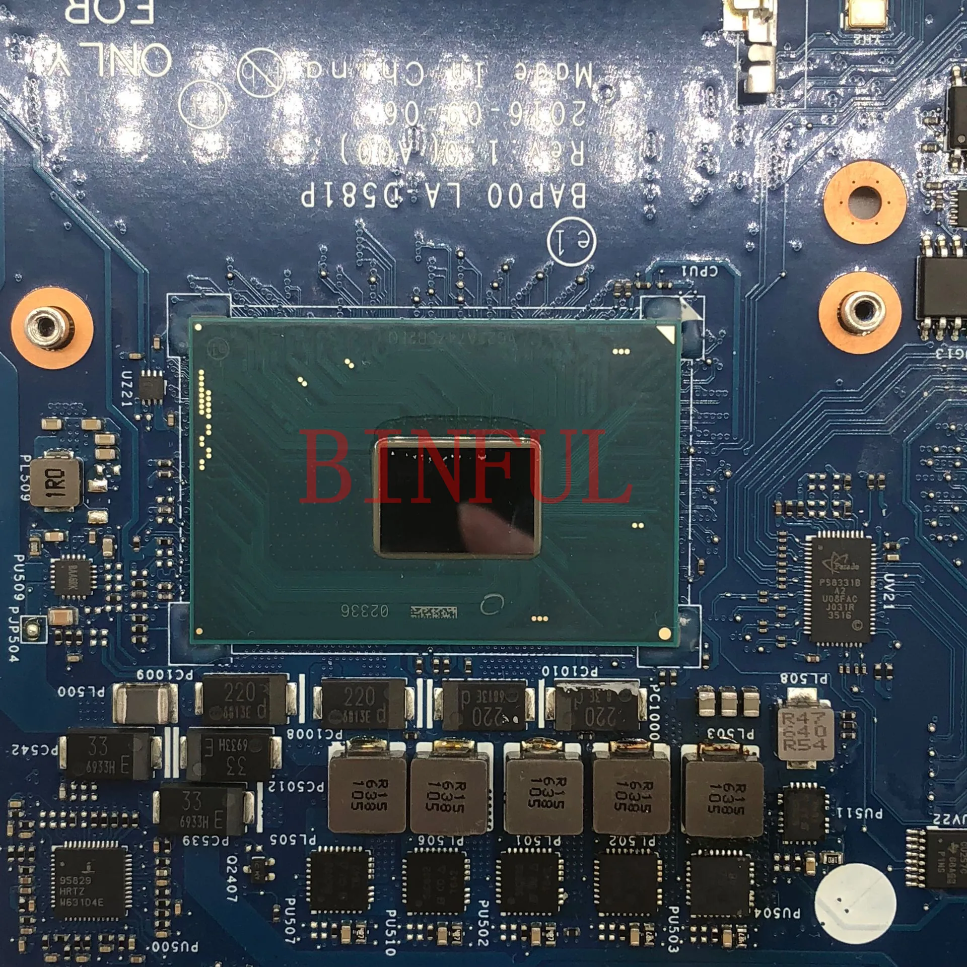 Для Alienware 13 R3 Материнская плата ноутбука CN-0KRXJP 0KRXJP BAP00 LA-D581P с SR2FQ I7-6700HQ Процессор GTX 1060 полностью протестирована