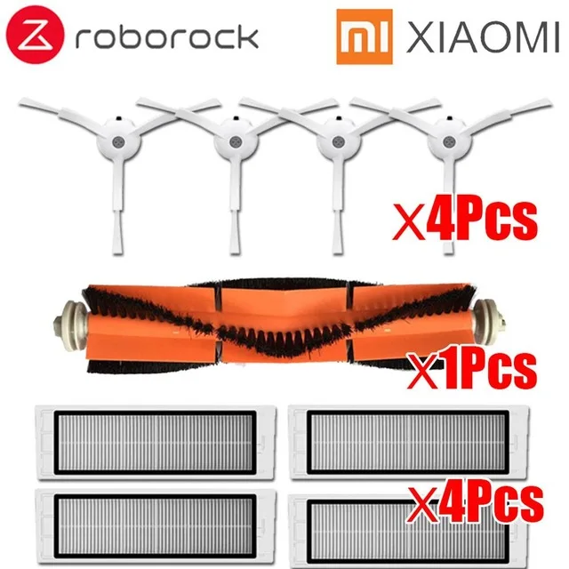 9 Для XIAOMI Пылесос часть Roborock S50 S51 боковая щетка HEPA фильтр основная щетка, Очищающий Инструмент Швабра Ткань Виртуальная магнитная полоса - Цвет: 9