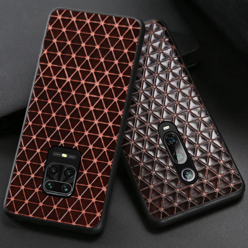Leather Phone Case For Xiaomi Redmi Note 9 9s 8 pro note 7 6 case Mi 9se 10 A2 lite A3 Max 3 Mix 2s Poco F1 X2 Pro | Мобильные