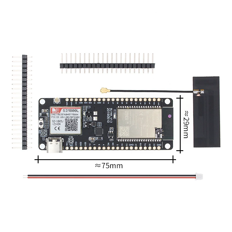 TTGO t-вызов V1.3 ESP32 беспроводной модуль GPRS антенна sim-карта SIM800L модуль - Цвет: V1.3 ESP32