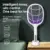 Электрический Москит USB Перезаряжаемый Bug Zapper Summer Fly Swatter Trap Home Insect Racket Фиолетовый светодиодный Свет Matador De Mosquito