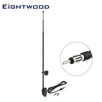

Eightwood Car Antenna Pillar Mount TV Aerial Extendable Chrome 3 Section Fits Most Cars Vans