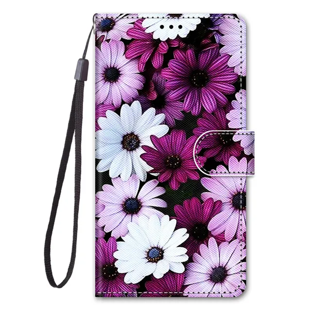 For Xiaomi Poco X3 Cartoon Butterfly Case Capa on Xiomi Poco X3 Pro NFC POCOX3 Case Card Slot Wallet Leather Magnetic Book Cover Q9