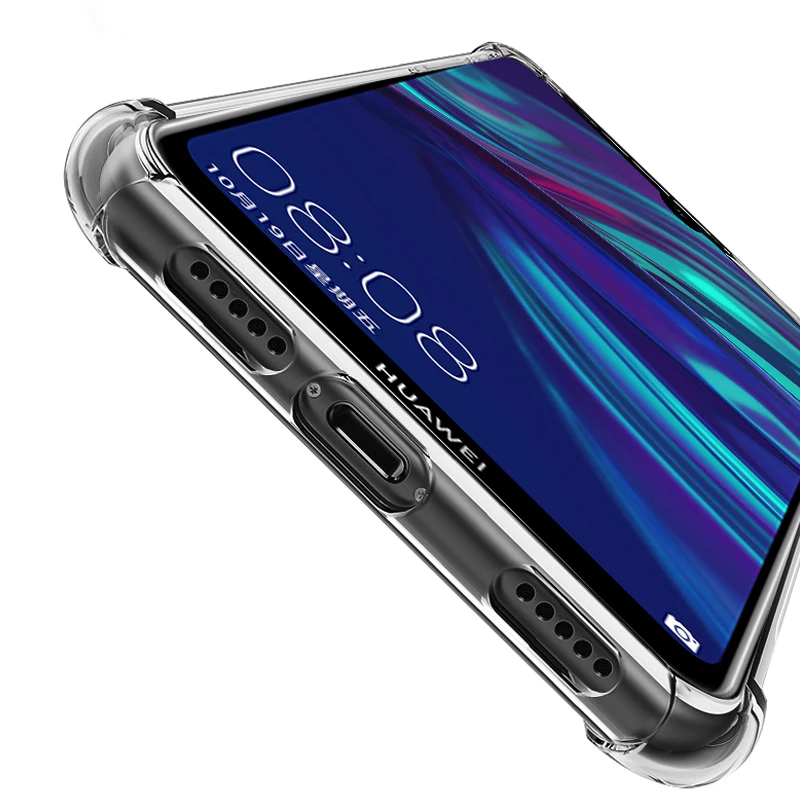 YueTuo Прозрачный чехол для телефона etui, чехол, чехол для huawei y6 y9 prime y7 pro y 6 9 7 p smart z psmart z силикон