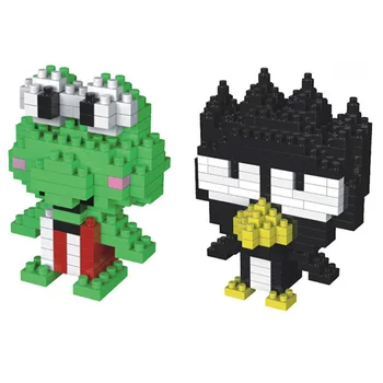 

147-244pcs 036-037 Diamond Building Blocks Action Figures Big Eyed Frog Cool Penguin Model DIY Assembly Toys for Children Gifts