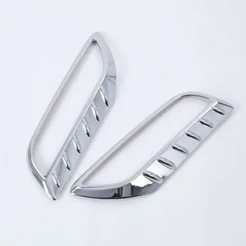 

For Hyundai Cantus Creta ix25 2018 2019 Chrome Rear Bumper Reflector Fog Light Lamp Cover Trim Molding Garnish Frame Styling