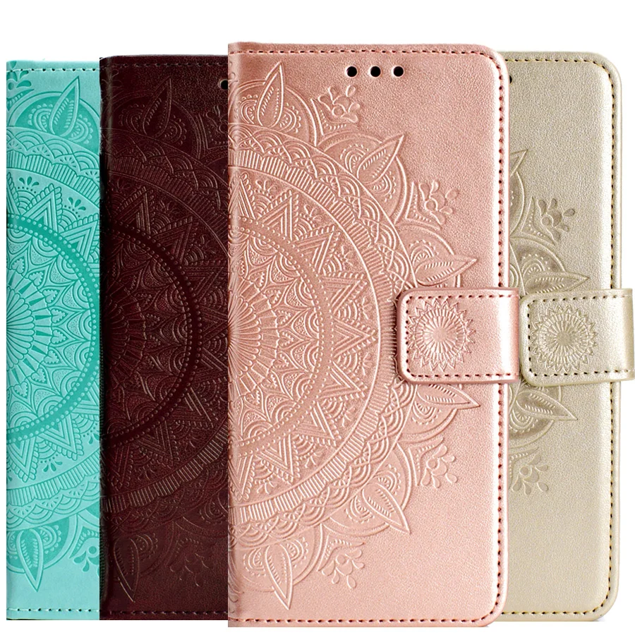 Роскошный тисненый тотемный кожаный флип-чехол для Xiao mi Red mi Note 7 8 Pro 7A 8A K20 Pro mi 8 9 A3 Lite CC9 CC9e чехол-кошелек перчатка