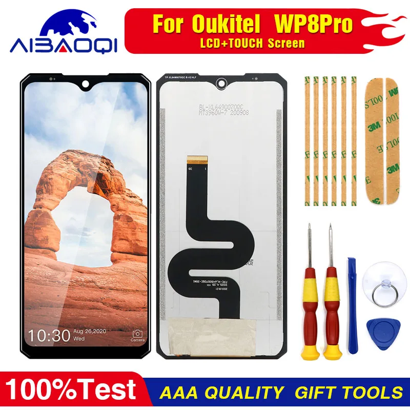 ЖК-дисплей с сенсорным экраном для Oukitel WP8 Pro сменные детали + инструмент разборки
