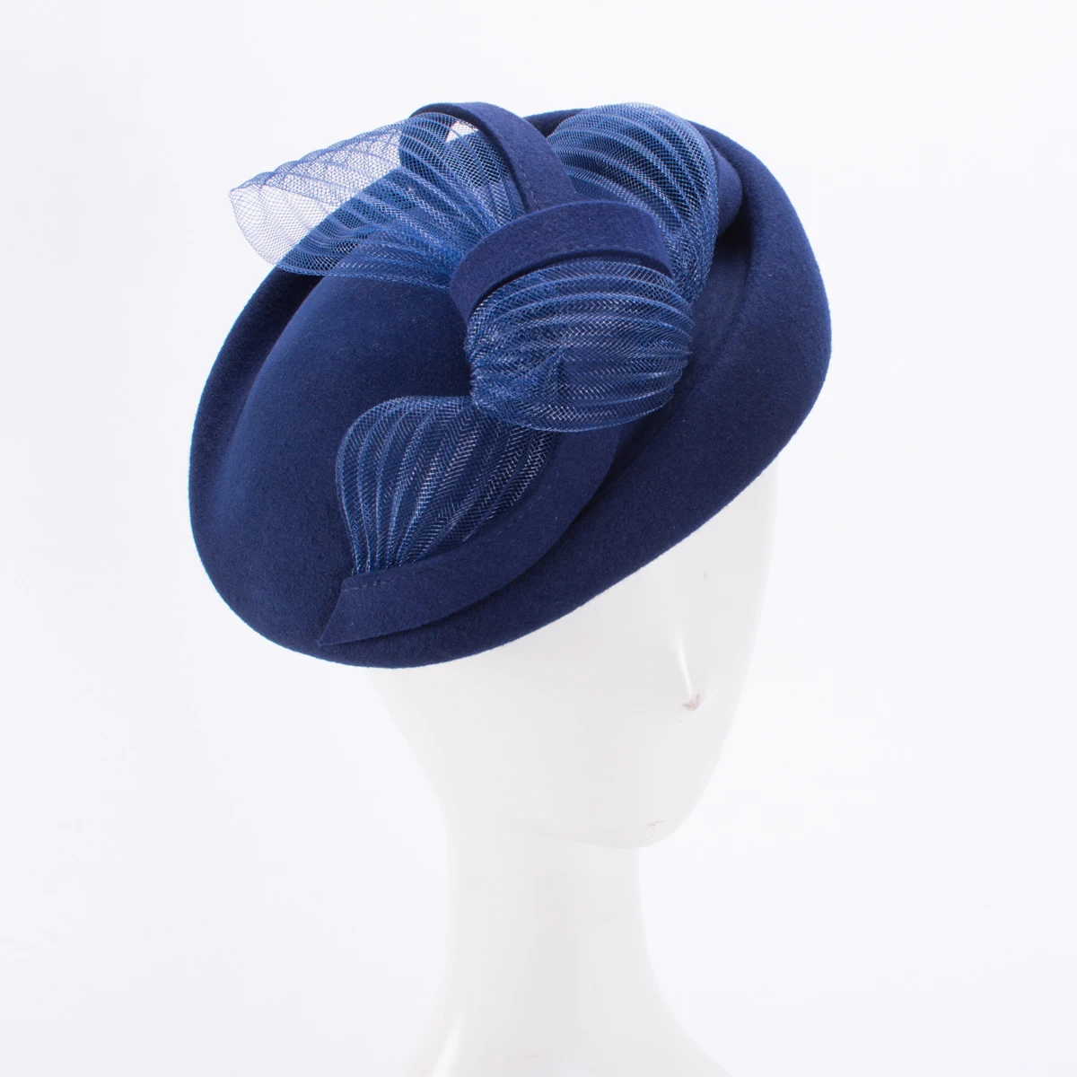 Womens Wool Felt Queen Kate Shape Beret 