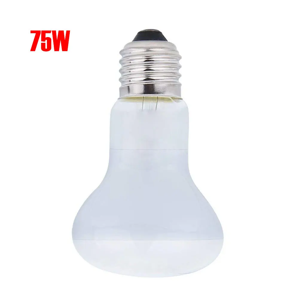 3 75W Ящерица Черепаха, змея 110V 75W UVA гусеничная лампа накаливания солнце лампы практическая 100W E27 белый 50W 25W Брудер рептилия - Цвет: 3 75W