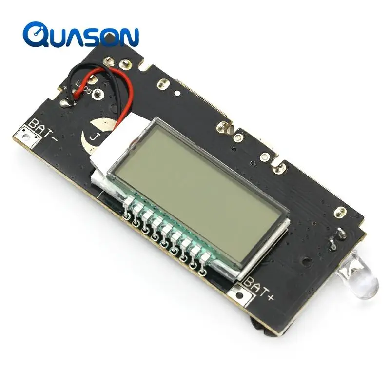 Double USB 18650 chargeur de batterie PCB Module d'alimentation 5V 1A 2.1A Mobile batterie externe accessoires pour téléphone bricolage LED LCD Module conseil ► Photo 3/6