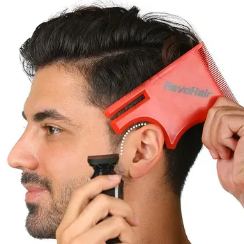 

New Arrivals Men Beard Shaping Styling Template Comb Men's Beards Combs Beauty Tool for Hair Beard Trim Templates