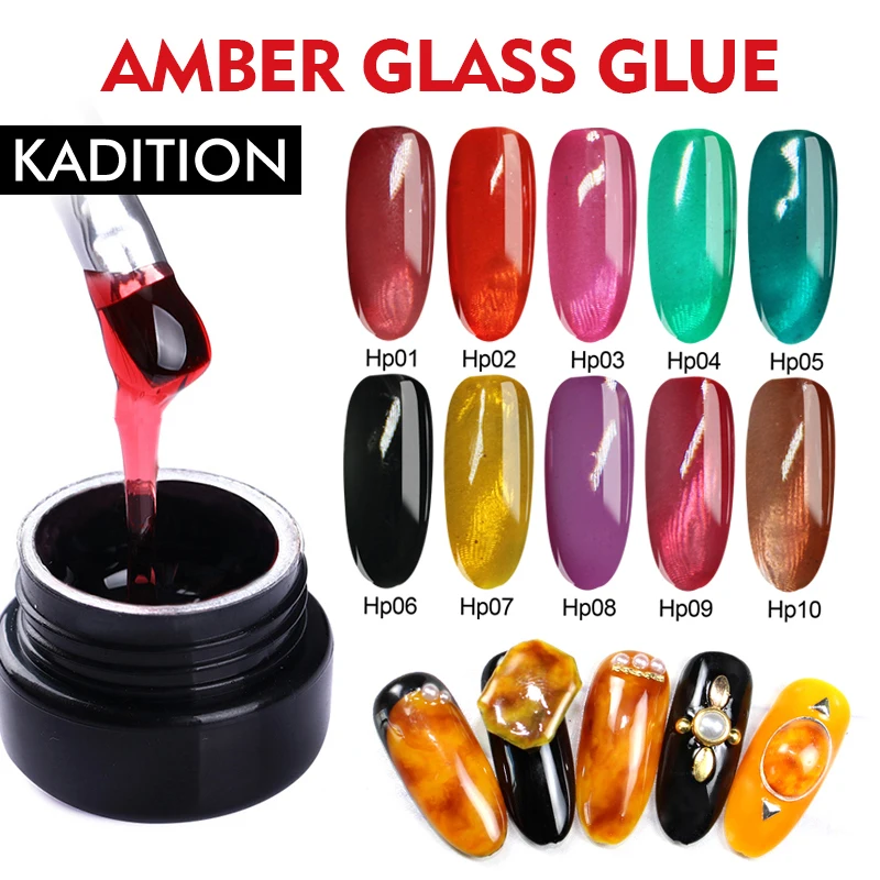 

KADITION New Jelly Glass Gel Candy Nail Polish Summer Attribute Translucent Neon Color Soak Off UV Mirror Titanium Gel Varnish