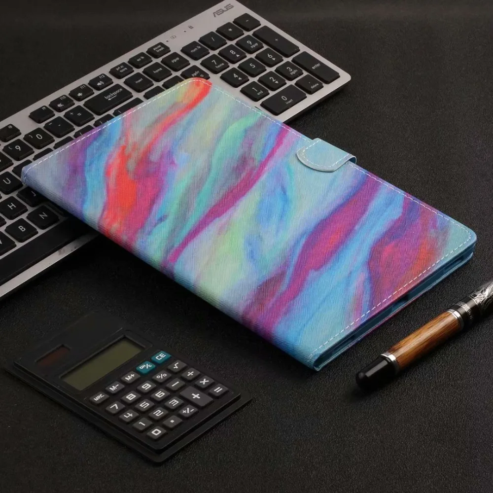 Чехол из искусственной кожи для Samsung Galaxy Tab S6 10,5 SM-T860 SM-T865 T860 10," чехол Funda планшет Модный чехол с подставкой