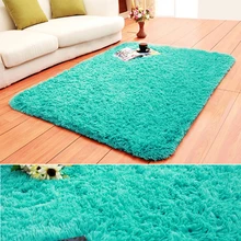 Сплошной цвет Искусственный мех белый плюш пушистый прямоугольный ковер для гостиной спальни большой современный круглый ковер домашний декоративный коврик