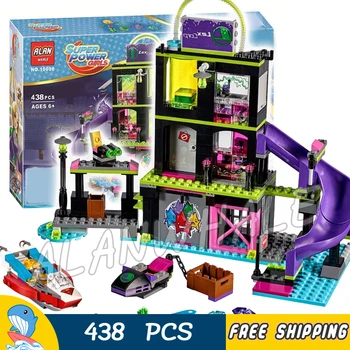 

438pcs Super Heroes DC Girls Lena Luthor Kryptomite Factory 10690 Figure Building Blocks Children Toys Compatible With