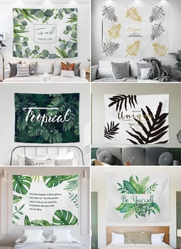 

INS Hanging Cloth Nordic Hipster Green Vegetation Wall Net Red Live Decoration Dormitory Bedroom Room Cloth Background Cloth