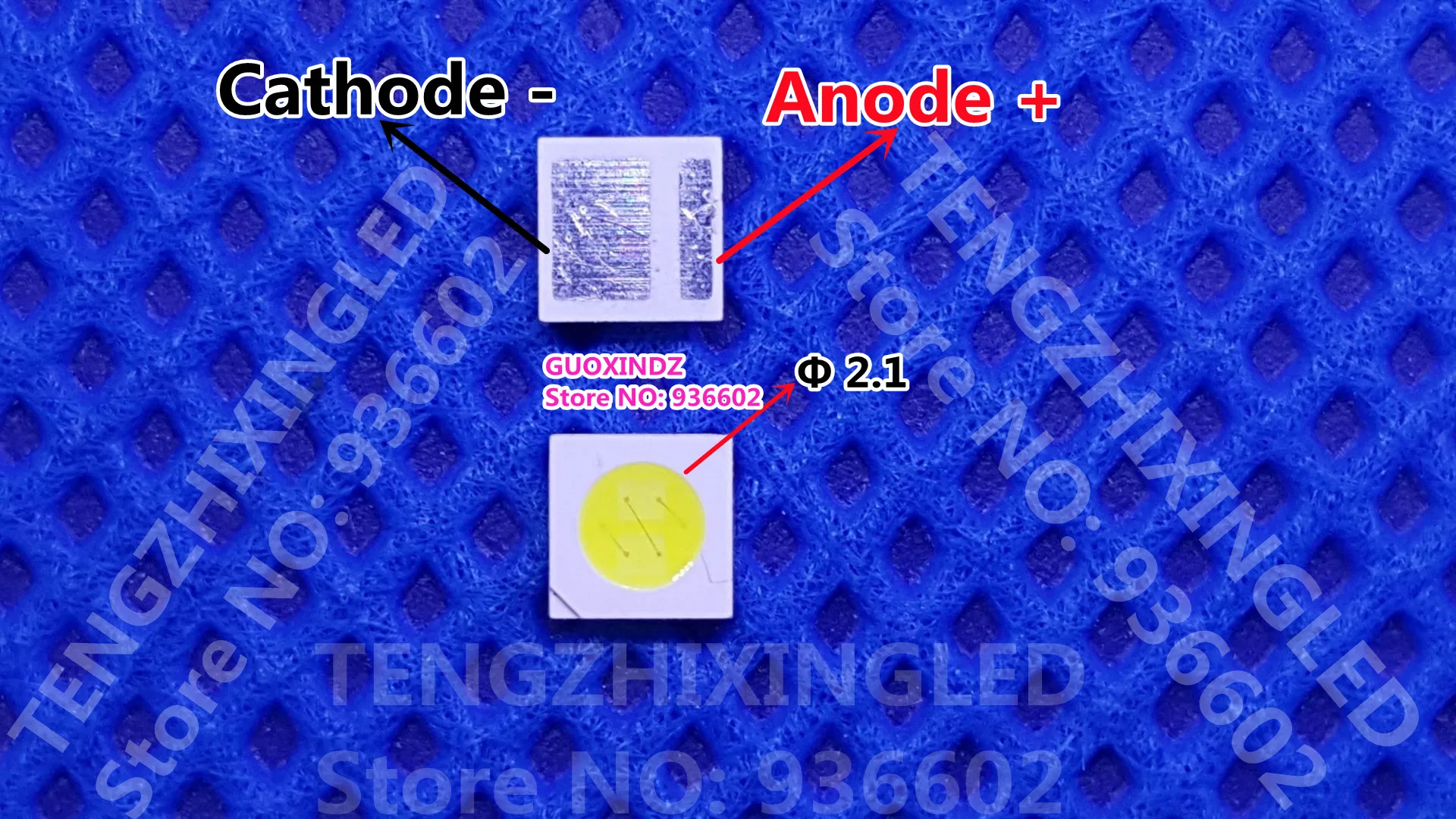 400PCS UNI 높은 전원 LED LED 백라이트 2W 6V 3030 TV TV 응용 프로그램에 대 한 멋진 흰색 LCD 백라이트