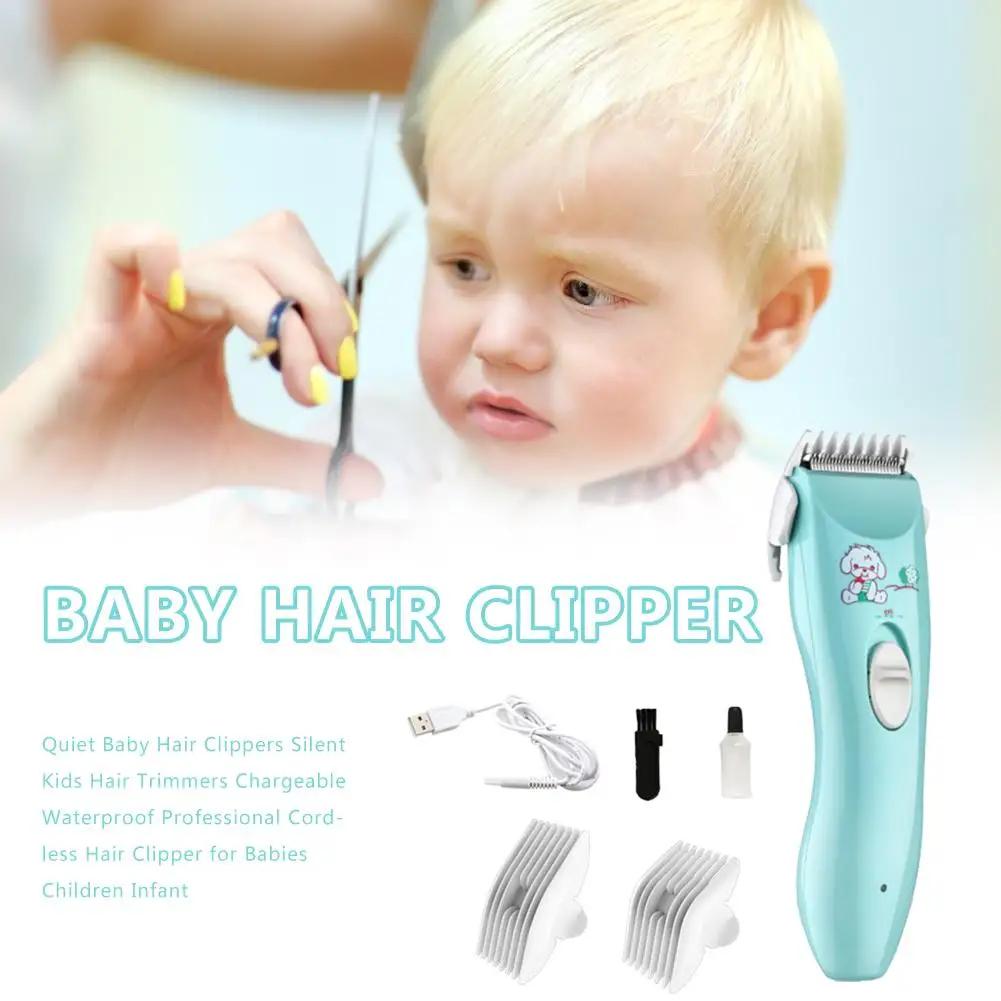 

Electric Baby Hair Trimmer Hair Clipper Baby Hair Care Cutting Remover Rechargeable Quiet Kids Infant Women Pet Hair Shaver