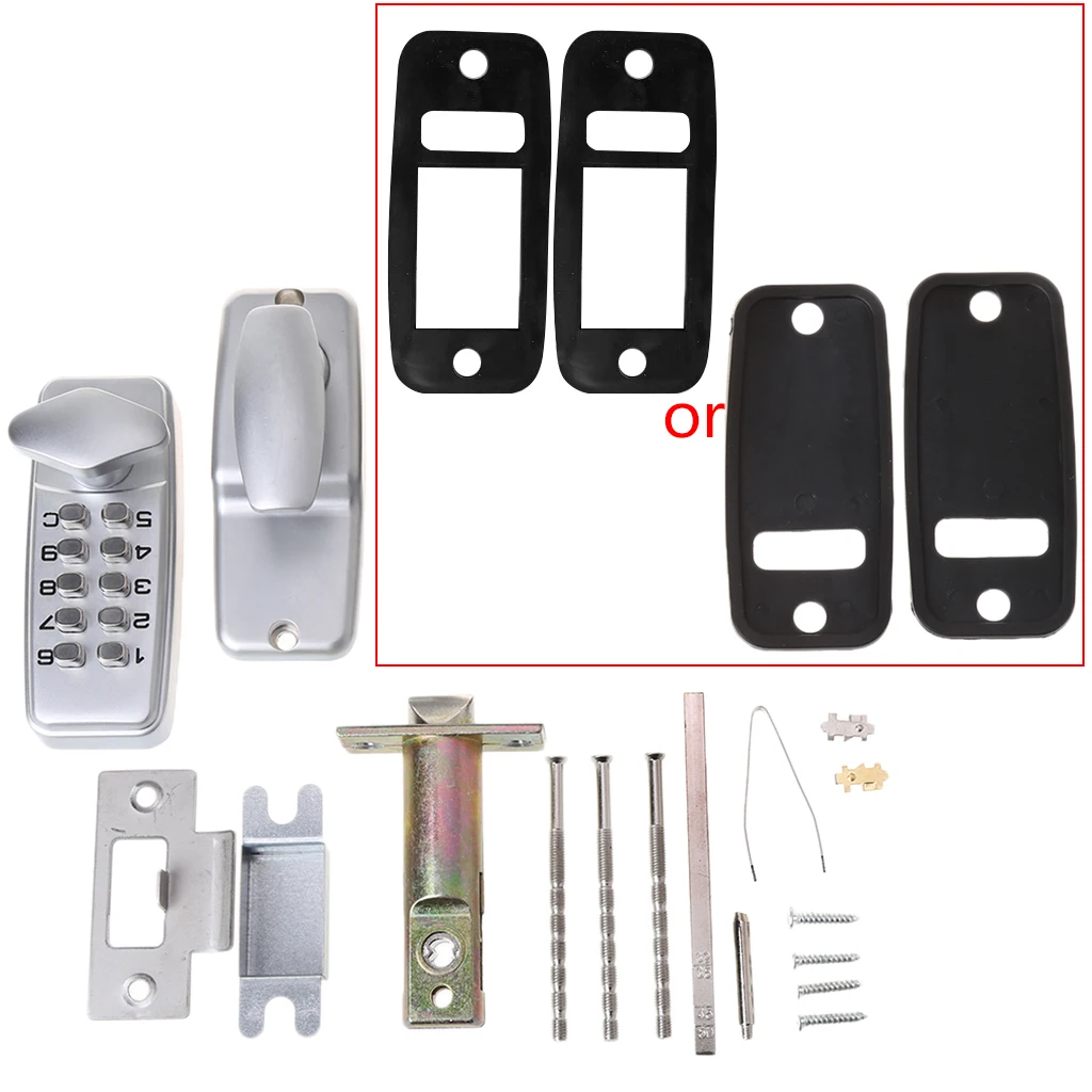 

New Zinc Alloy Miniature Digital Push Button Mechanical Lock With Combination Code