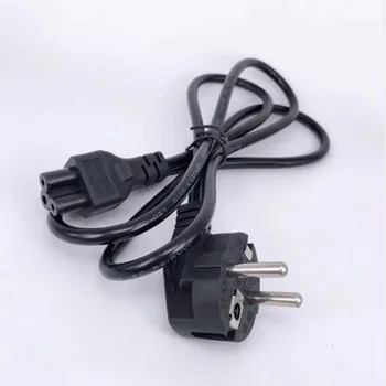 

AC Power Cord Lead 3 Pin CLOVER EU European PLUG PC LCD LED Cable Prong Laptop