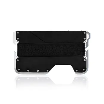 

Leather Wallet Aluminum Alloy Card Bag Outdoor Bottle Opener Portable Wallet Bottle Opener Wallet