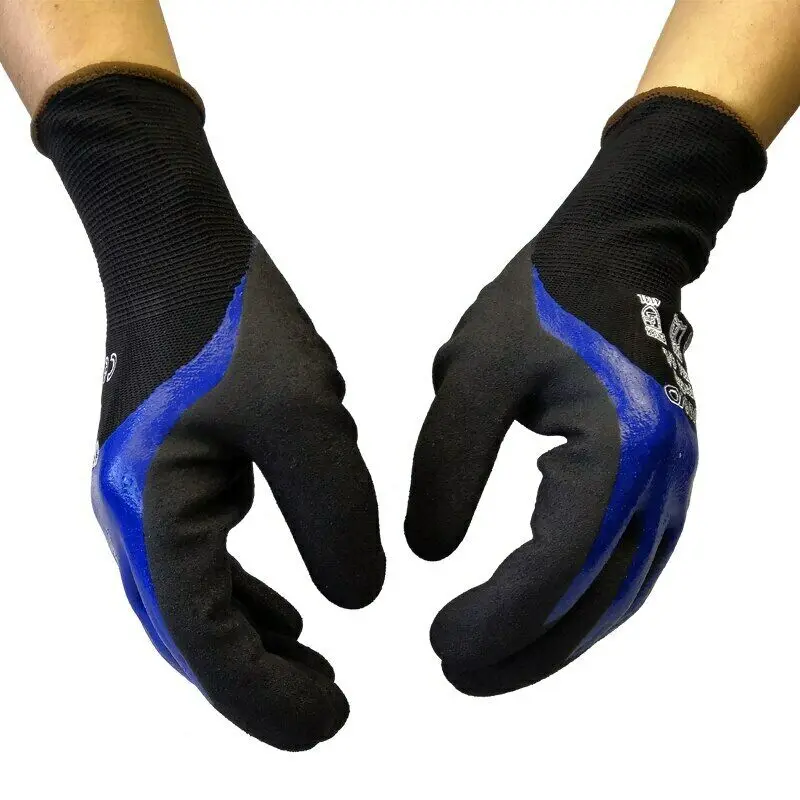 Нейлоновые матовые нитриловые покрытия 15 калибра Защитные рабочие перчатки