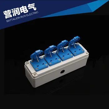 

4Gang UK standard British 3holes IP54 socket waterproof industrial socket outdoor waterproof outlet 250v 13A socket