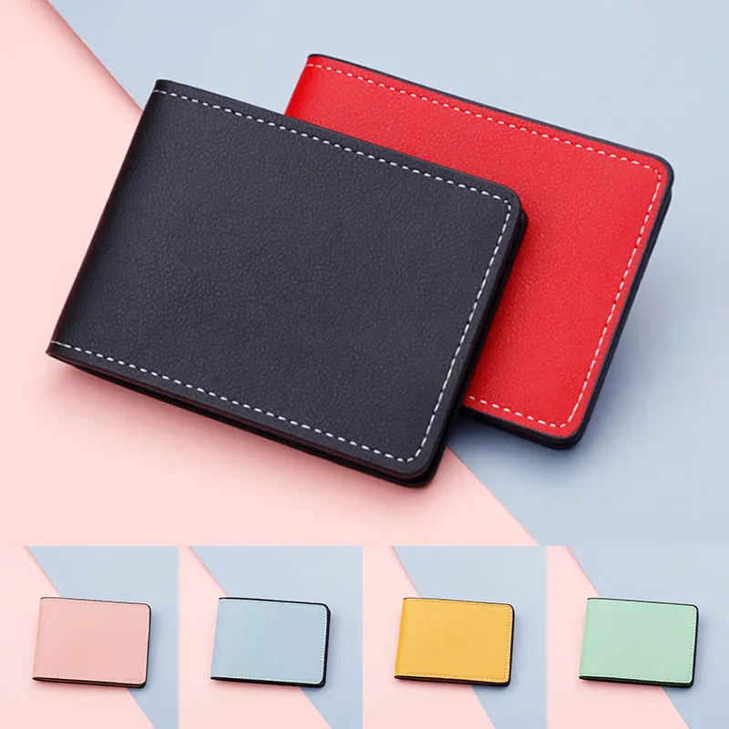 Ultra Thin Auto Driver License Bag Artificial PU on Cover for Car Driving Documents ID Card Holder Purse Wallet Case