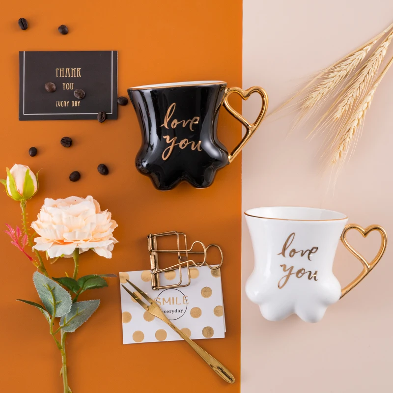 Кружка Керамическая ins с кошачьими когтями персонализированная Милая чашка для