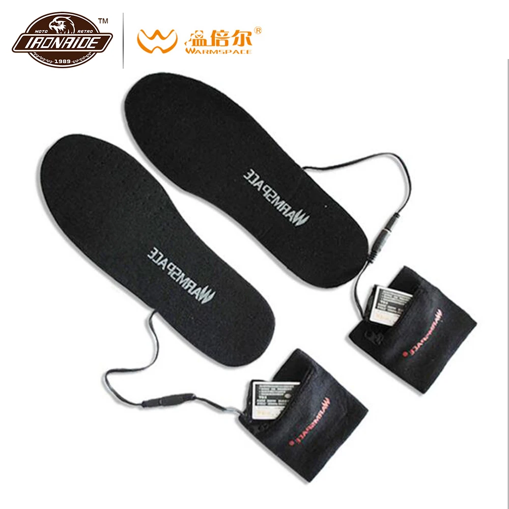 Теплые байкерские сапоги Стелька с USB подогревом стельки для ног носки Зимние