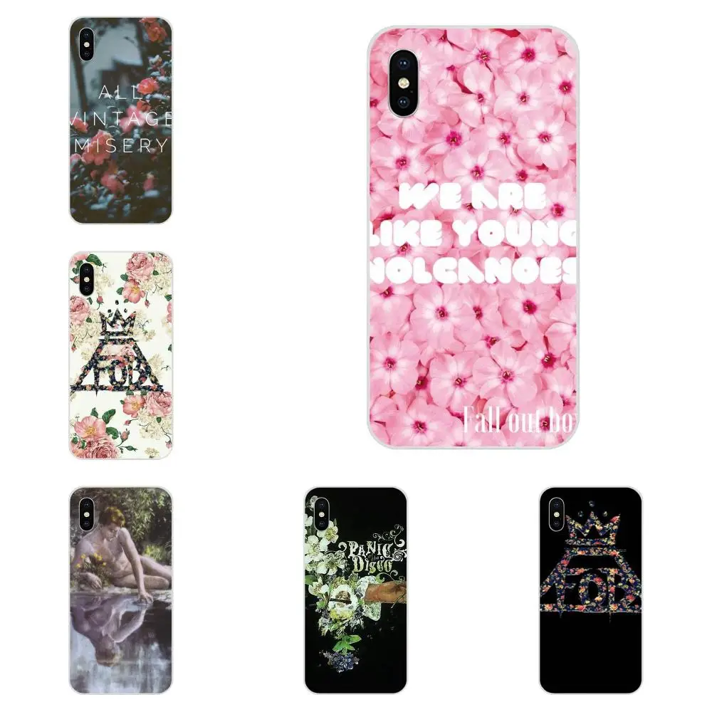 Flowers Fall Out Boy Soft Phone Coque For Galaxy J1 J2 J3 J330 J4 J5 J6 J7 J730 J8 2015 2016 2017 2018 mini Pro | Мобильные телефоны