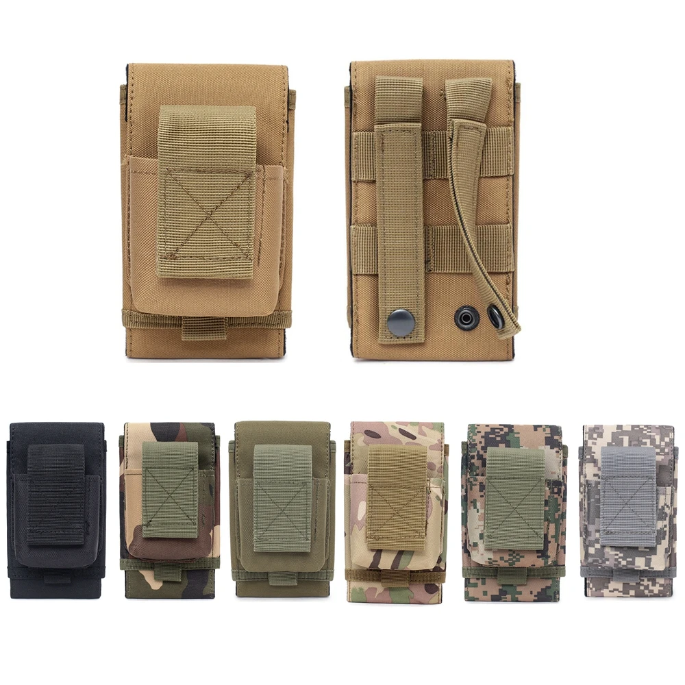 

Тактический 5-дюймовый поясной чехол для телефона с системой Molle, сумка для телефона, уличный чехол для сигарет, сумка для ключей, аксессуаров для инструментов на открытом воздухе