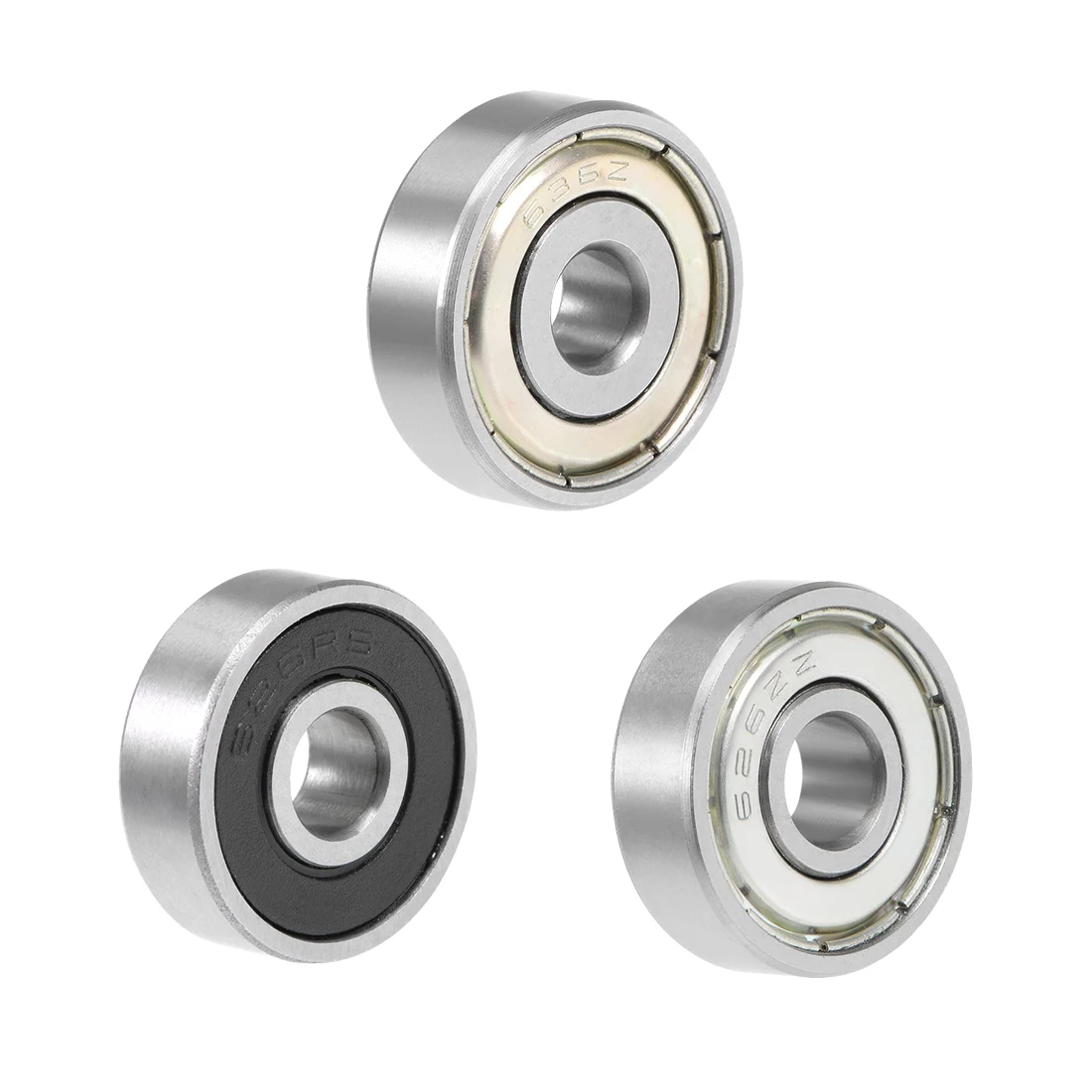 uxcell 1-20pcs 6mm I.D. Miniature Ball Bearings 6x19x6mm 8x16x5mm 6x19x6mm 6x22x7mm 606z 626z 636z 696z