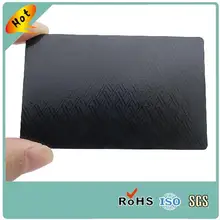 Высокое качество пользовательские тисненые Роскошные нержавеющей стали высечки черные пустые металлические визитные карточки печати