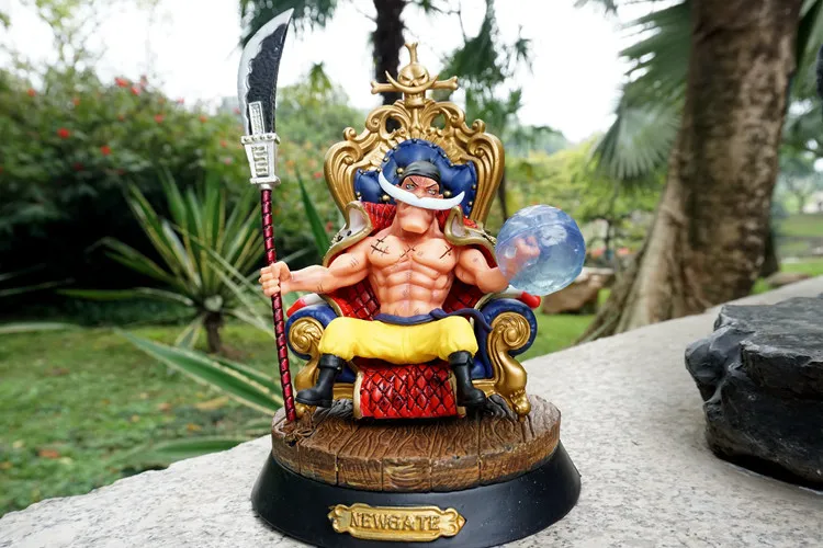 Экшн 23 см цельная фигурка KAIDO BIGMOM SHANKS NEWGATE GK четвёртый король аниме one piec фигурка ПВХ модель игрушки для детей - Цвет: Newgate no box